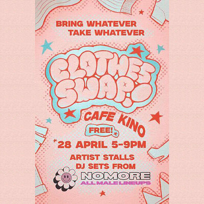 No More All Male Lineups: Clothes Swap + Community Open Decks at Cafe Kino