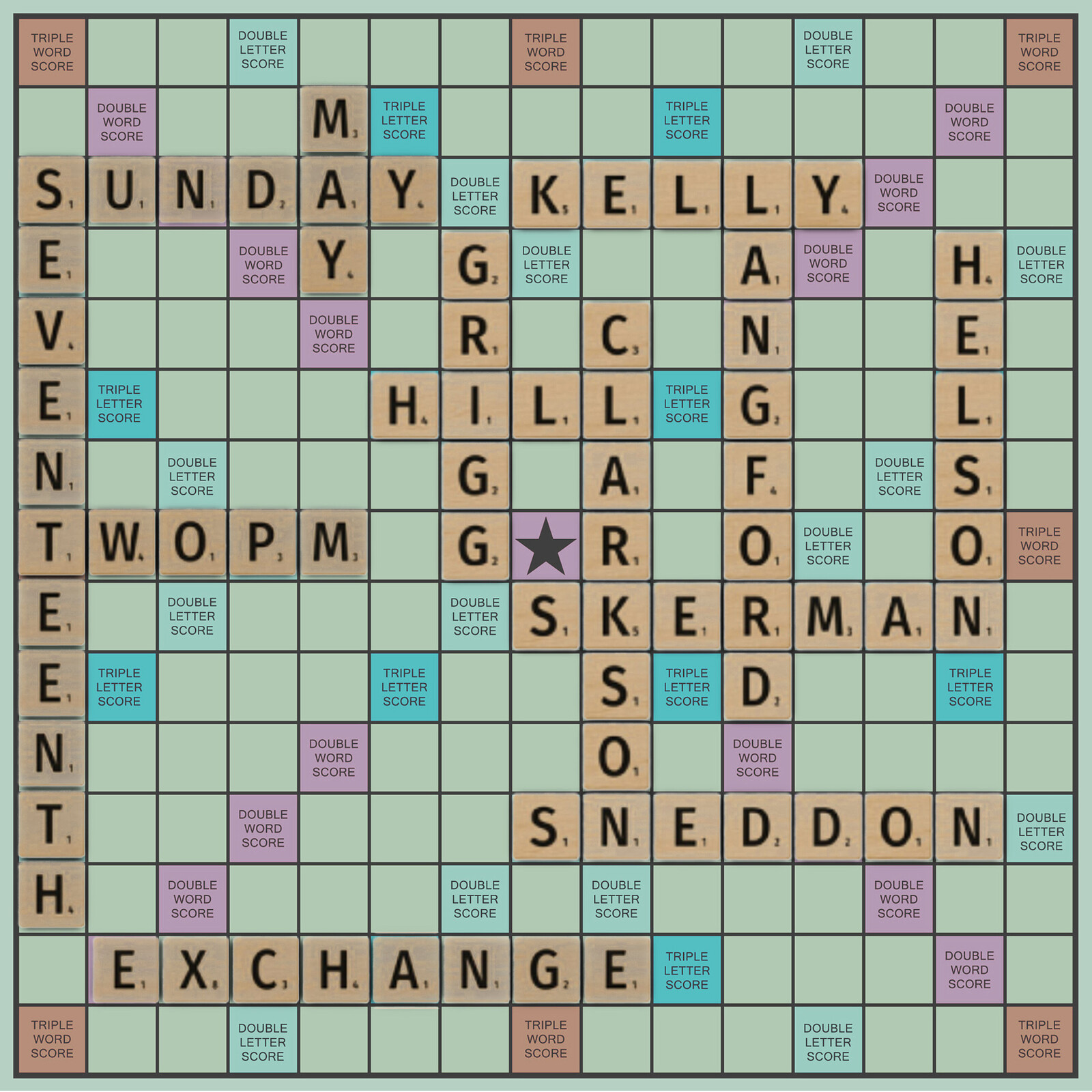 8tet Clarkson / Grigg / Helson / Hill / Kelly / Langford /Skerman / Sneddon at Exchange
