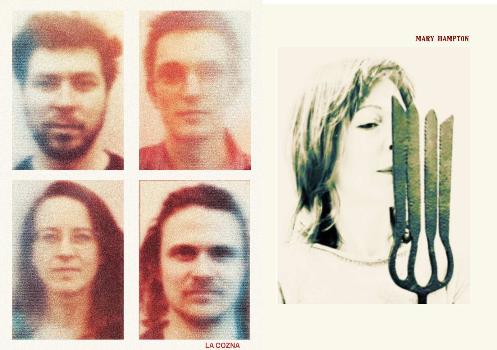 LA COZNA AND MARY HAMPTON at The Cube