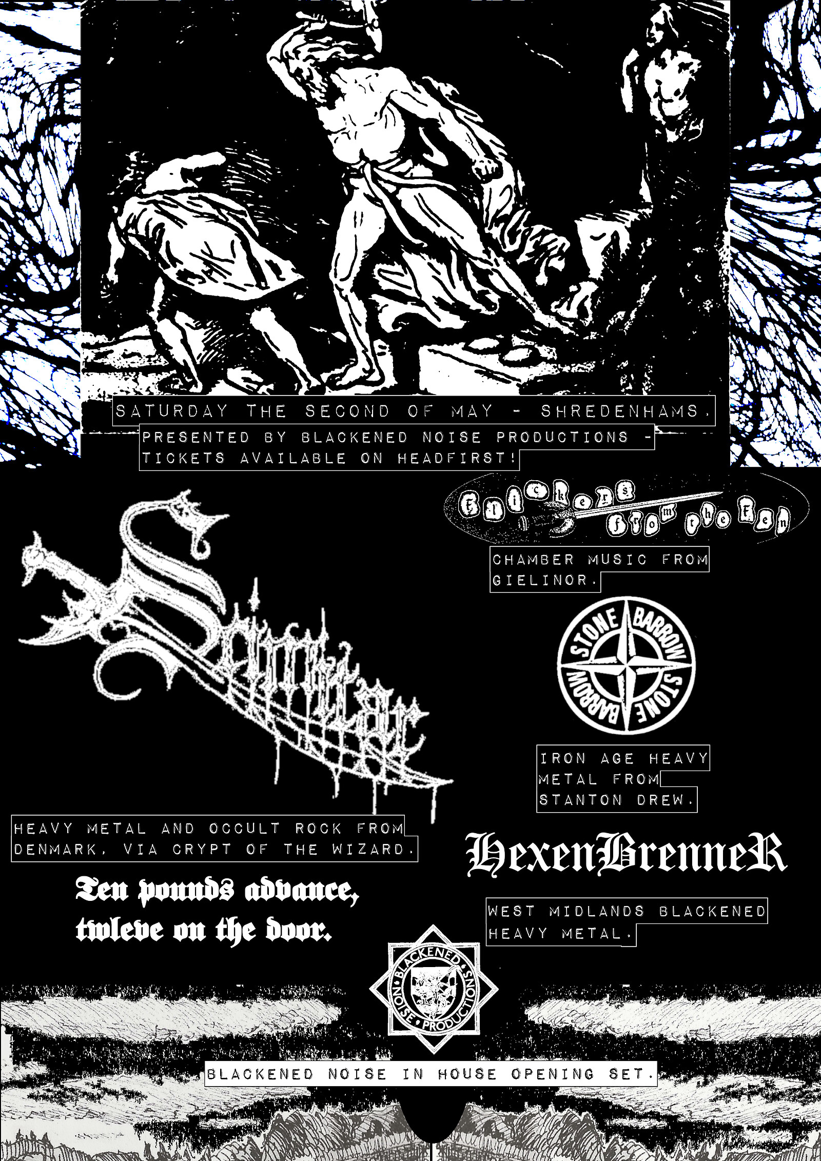 Scimitar  + Flickers from the Fen + more at The Backrooms (Shredenhams)