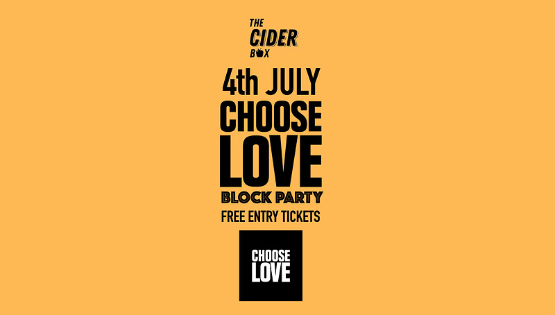 CHOOSELOVE - BLOCKPARTY at The Cider Box Tap Room