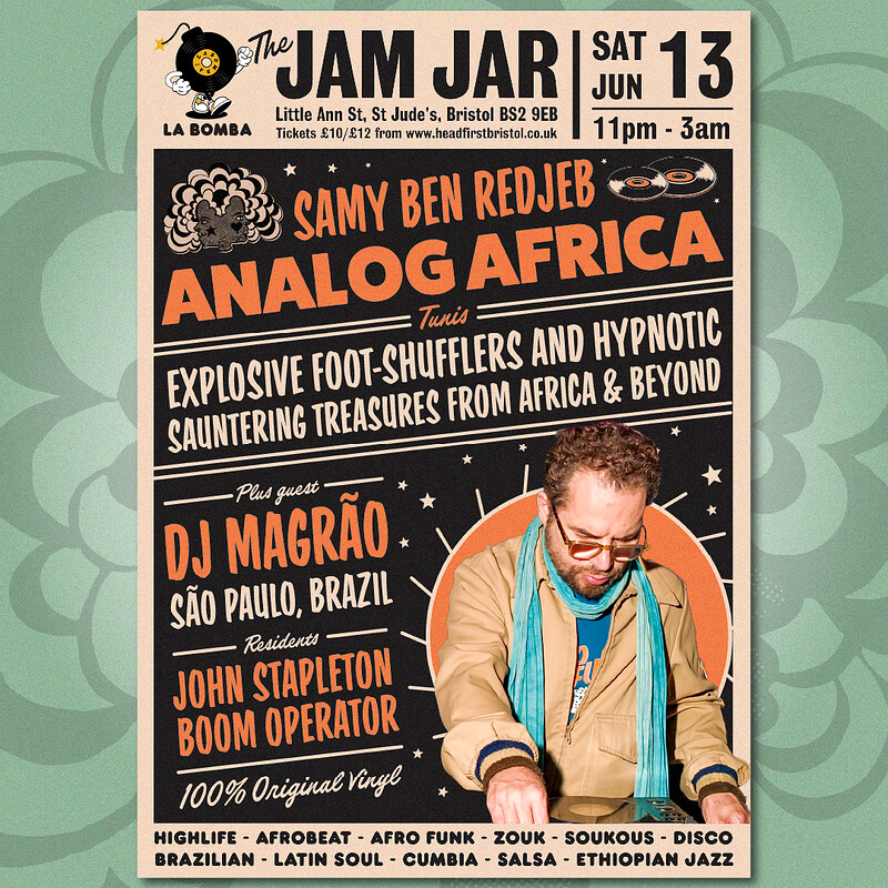 LA BOMBA presents ANALOG AFRICA at The Jam Jar