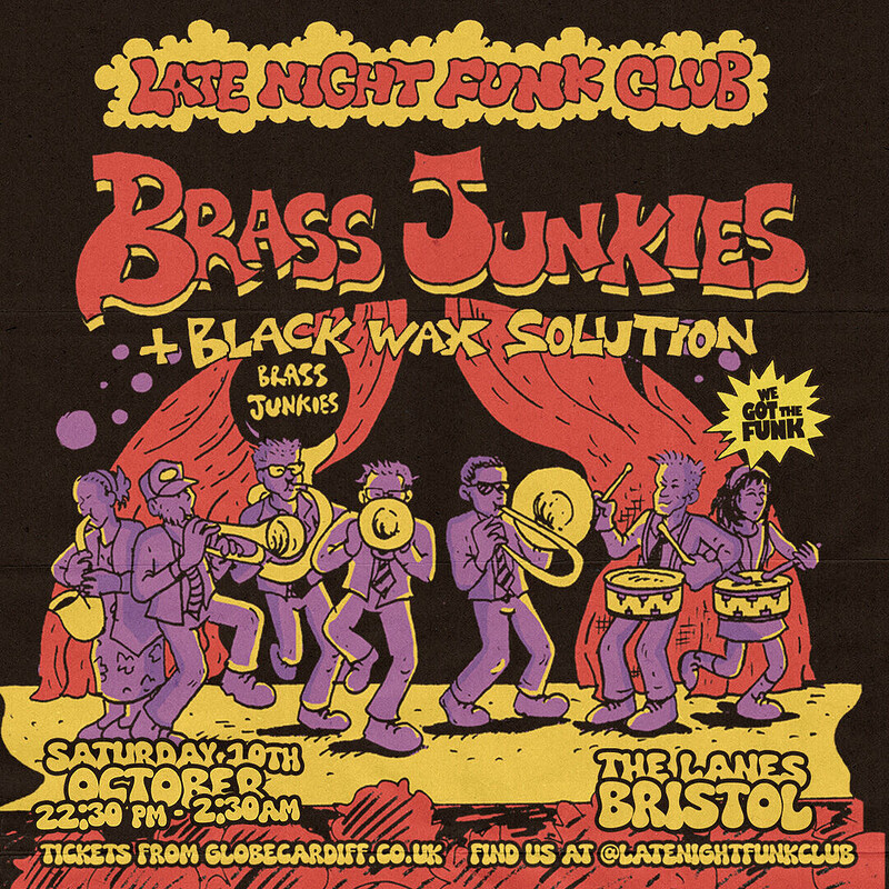 Late Night Funk Club: Brass Junkies + Black Wax Solution at The Lanes