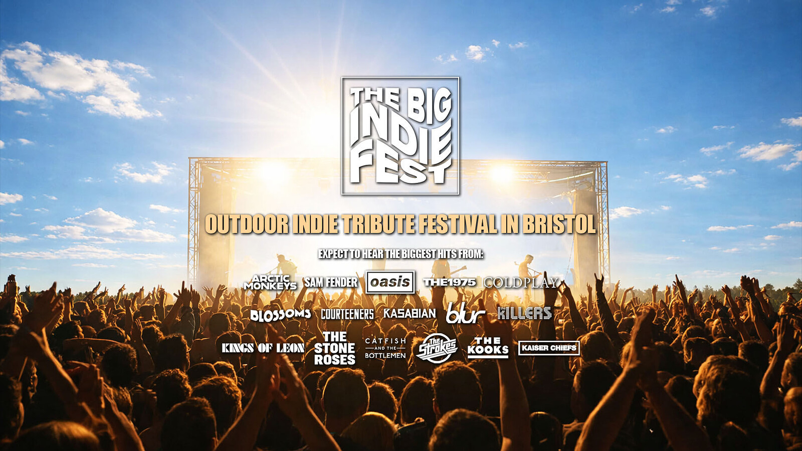 Outdoor BIG Indie Tribute Festival in Bristol at Lakota