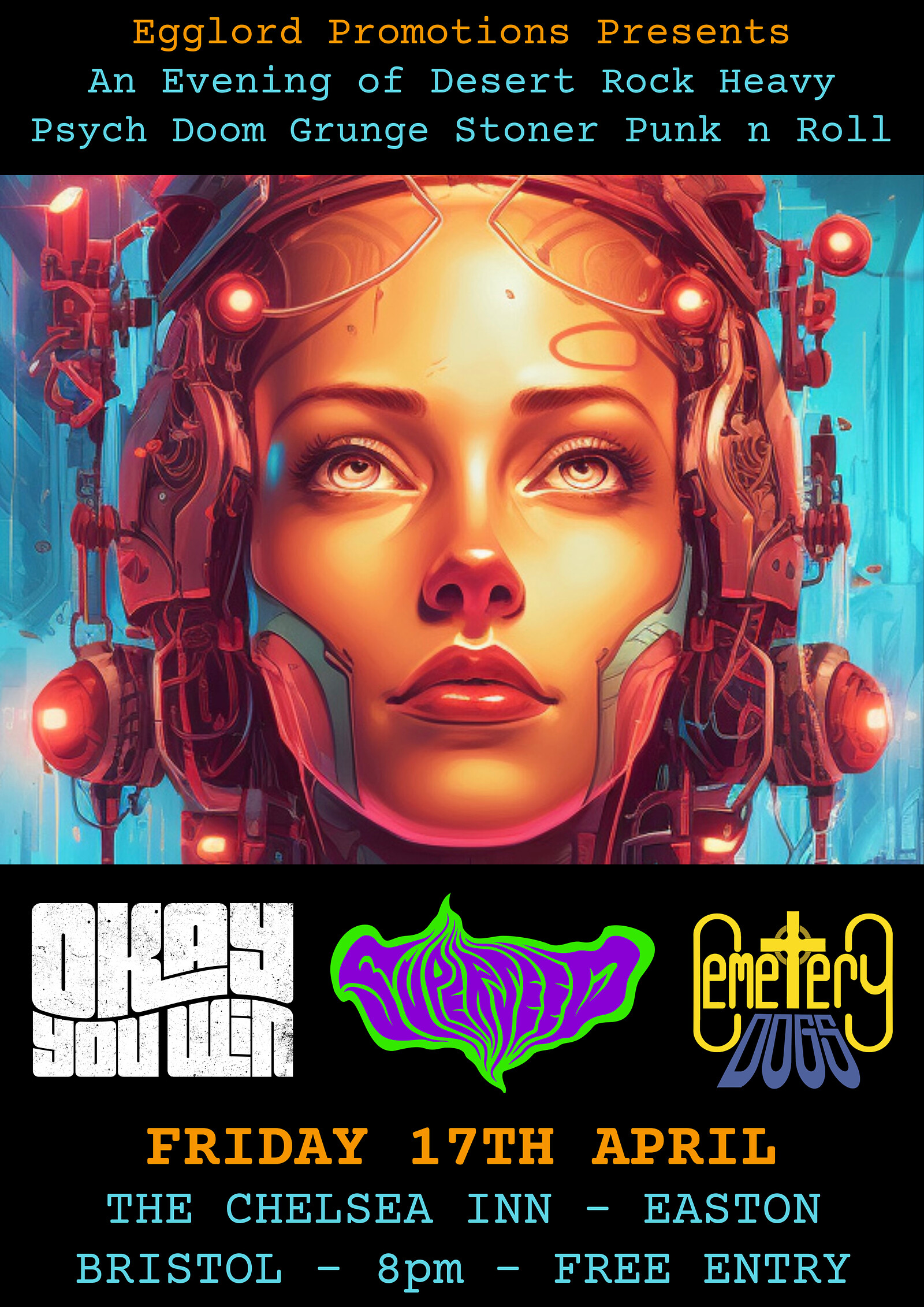 OKAY YOU WIN - SUPERSEED - CEMETERY DOGS at The Chelsea Inn