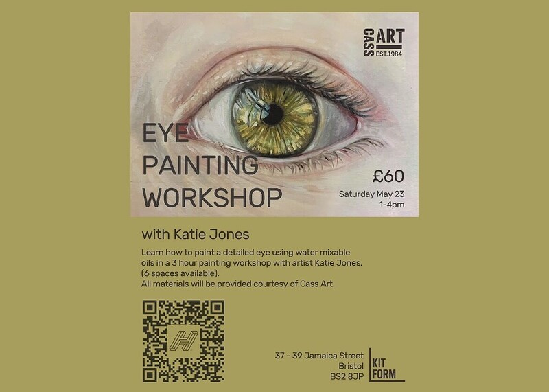 Eye Painting Workshop in Water Mixable Oils at KIT FORM