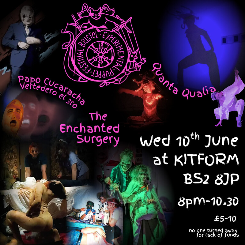 THE ENCHANTED SURGERY X QUANTA QUALIA X PAPO CUCARACHA at KIT FORM