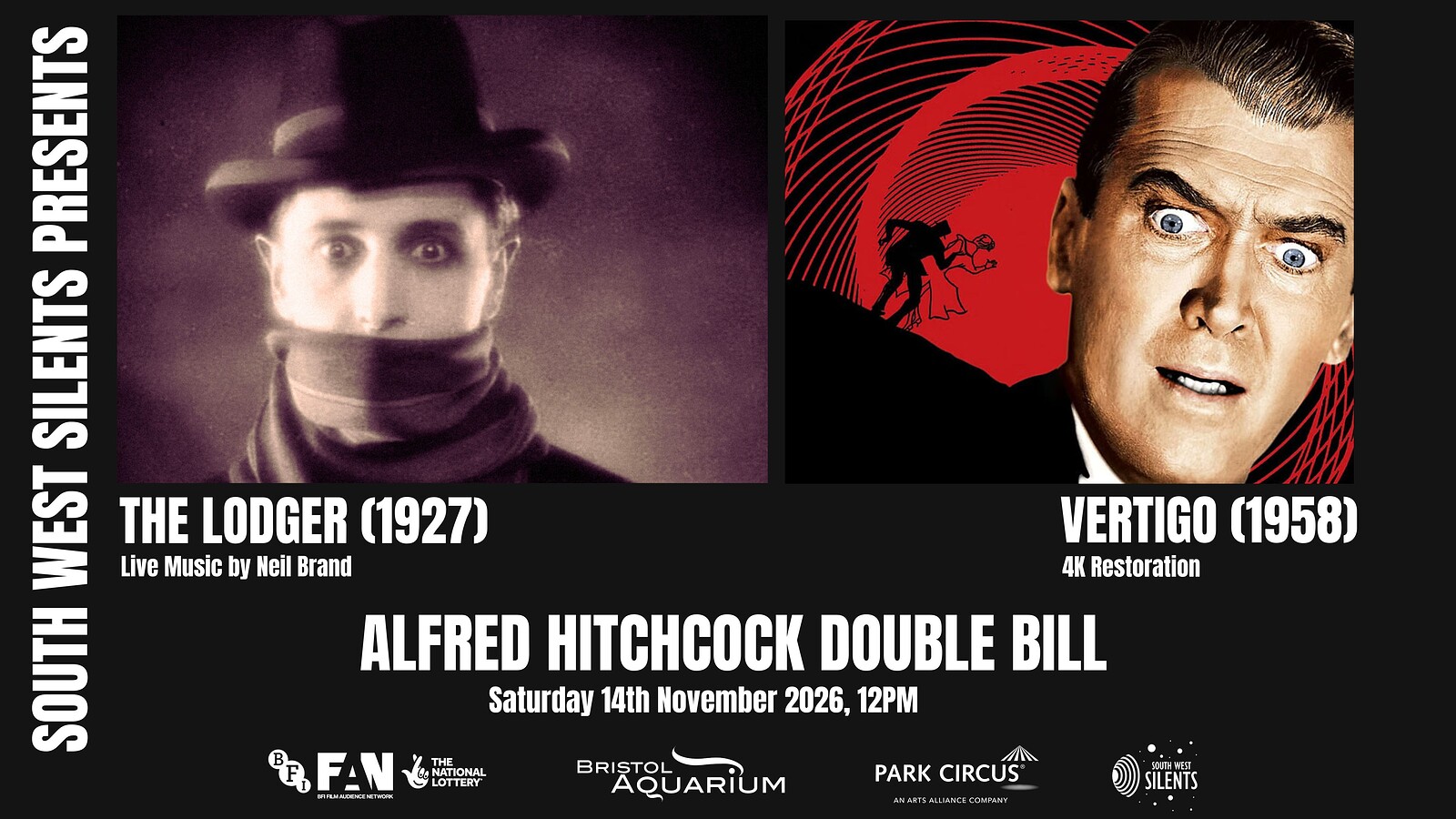 Alfred Hitchcock Double Bill at Bristol Megascreen