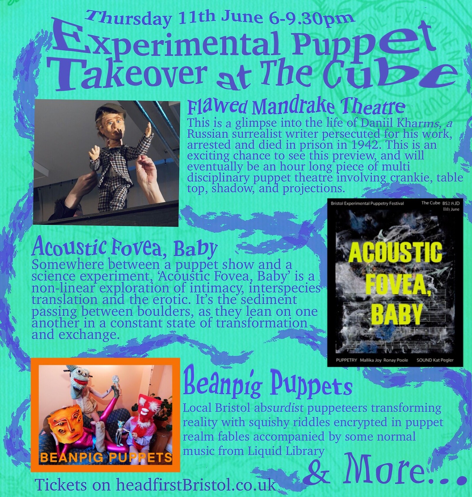 Experimental Puppet Takeover at The Cube at The Cube