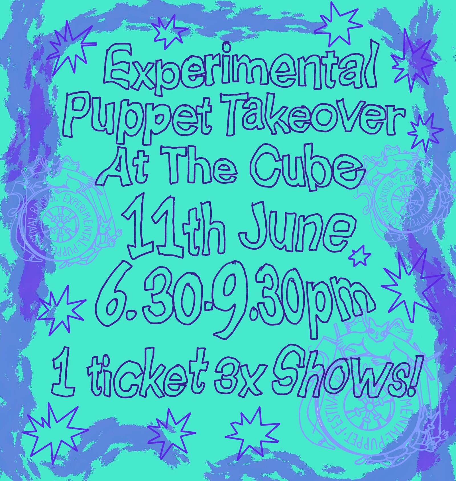 Experimental Puppet Takeover at The Cube
