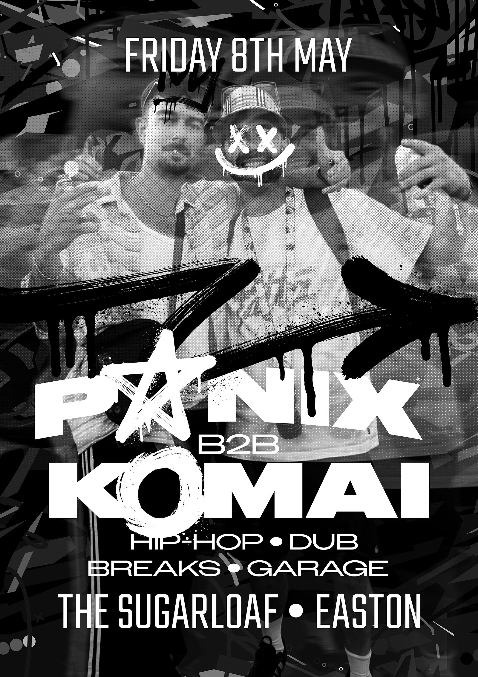 The Sugar Loaf presents: Panix B2B Komai at The Sugar Loaf