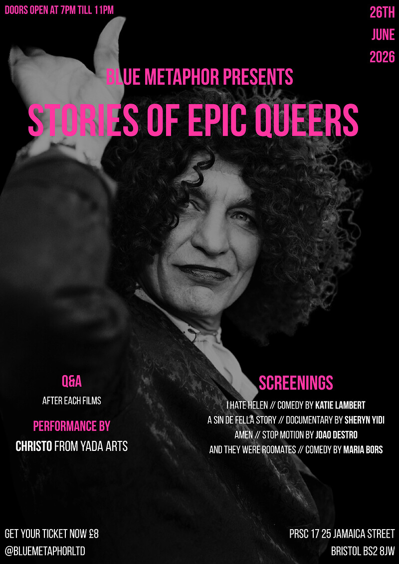 Blue Metaphor presents Stories of Epic Queers at PRSC