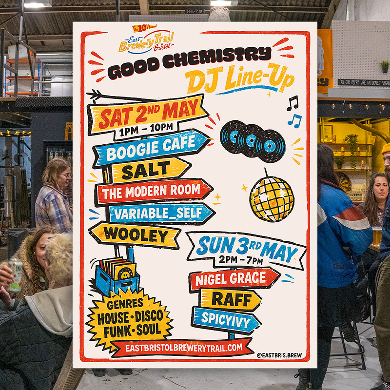 East Bristol Brewery Trail at Good Chemistry Tap Room - BS2 0RG