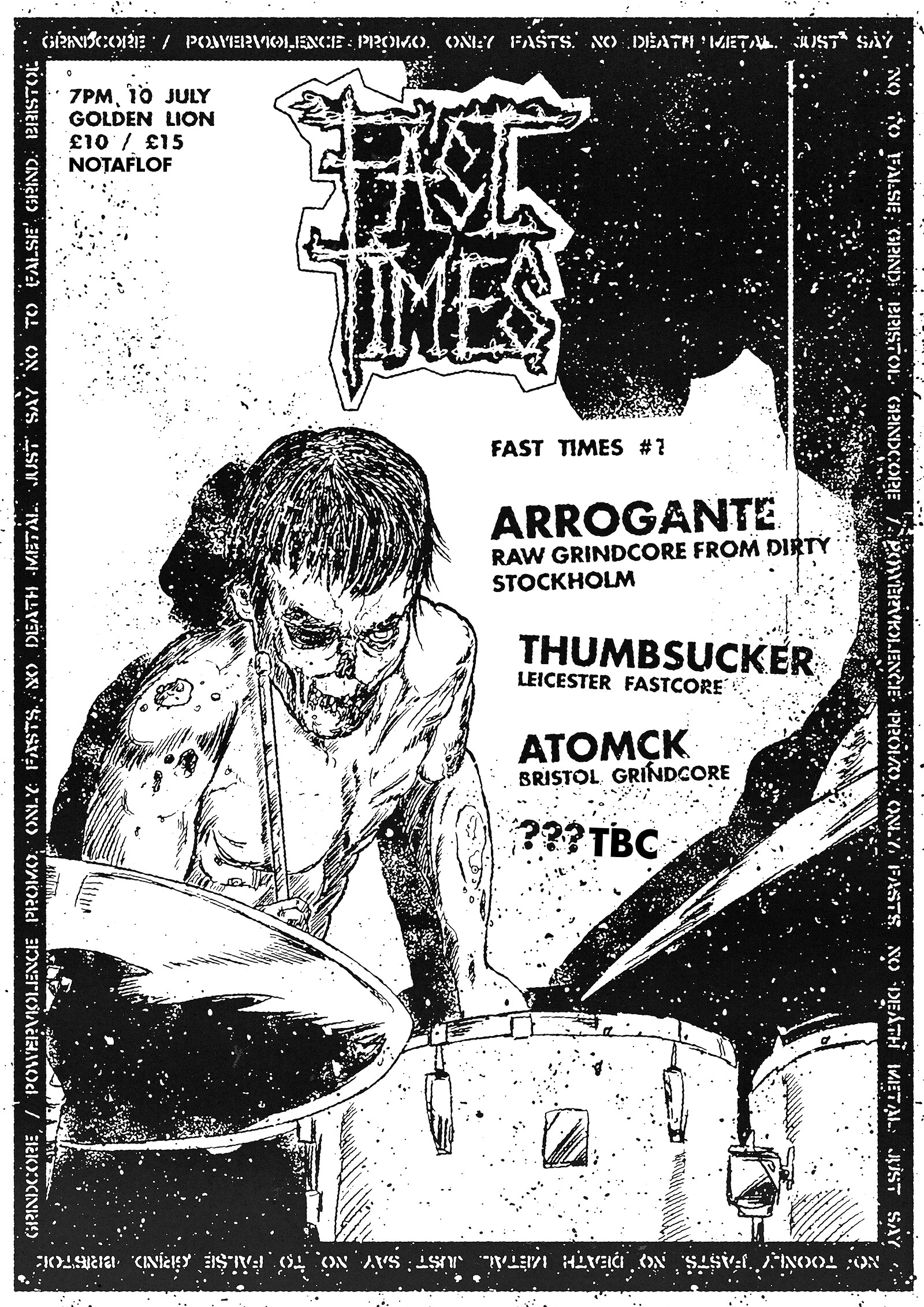 Arrogante / Thumbsucker / Atomçk at The Golden Lion