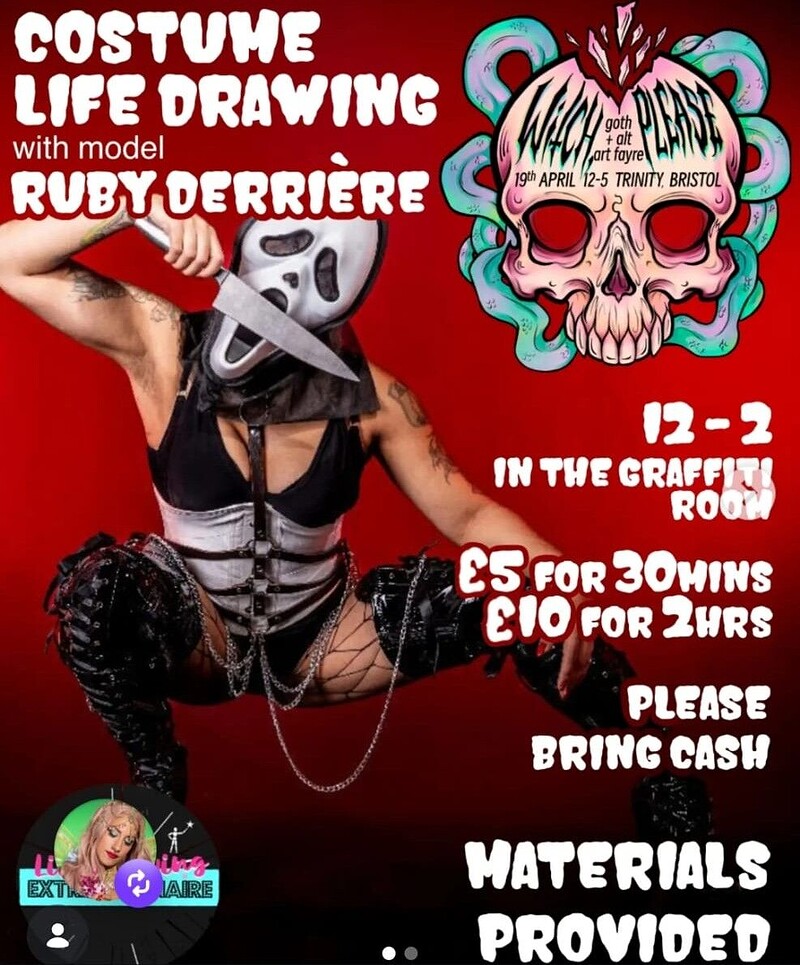 Witchy Life Drawing at The Trinity Centre