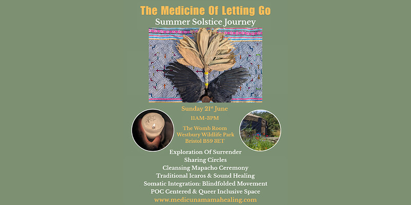 The Medicine Of Letting Go at The Womb Room, Westbury Wildlife Park