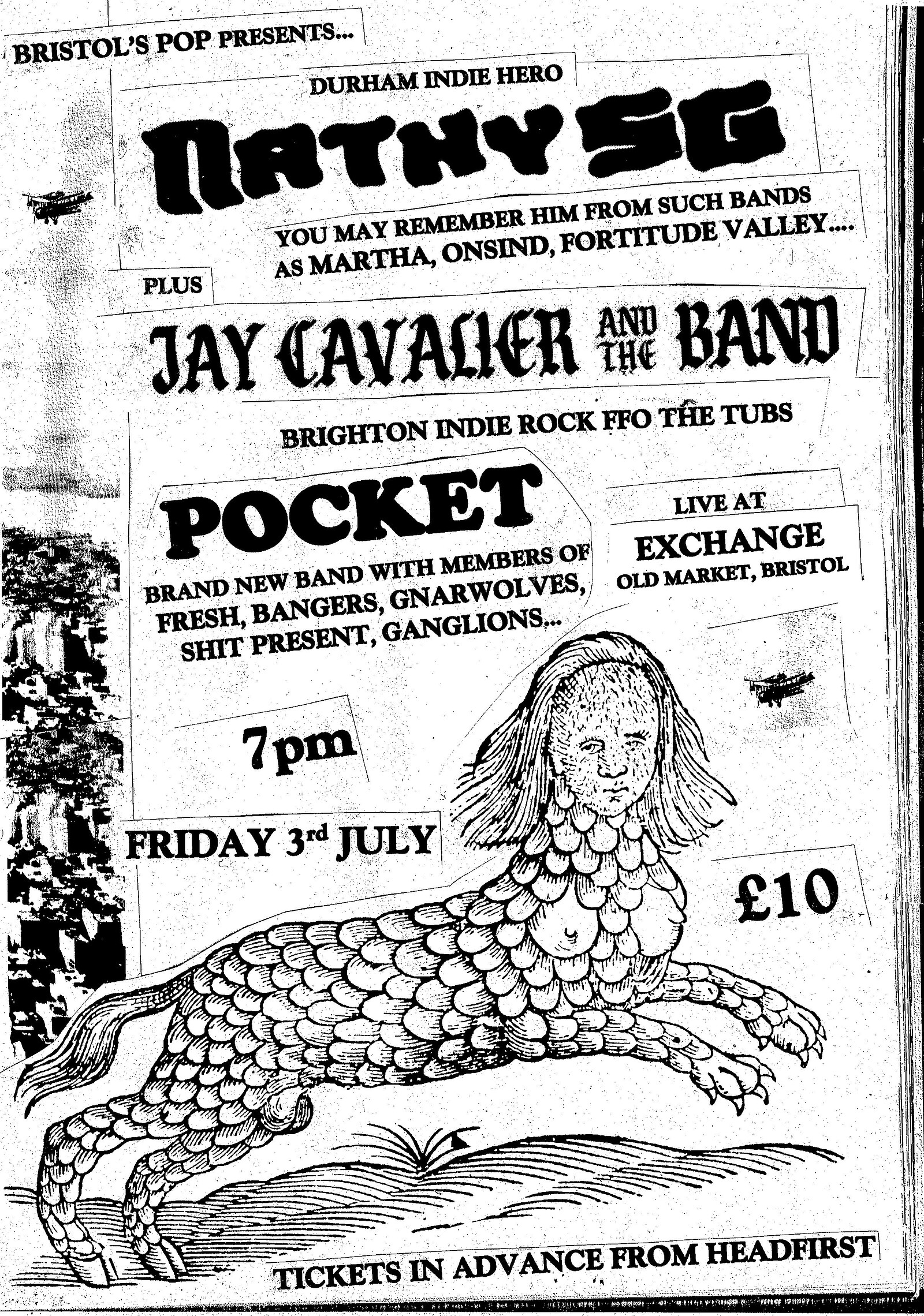 NATHY SG , JAY CAVALIER & THE BAND and POCKET at Exchange