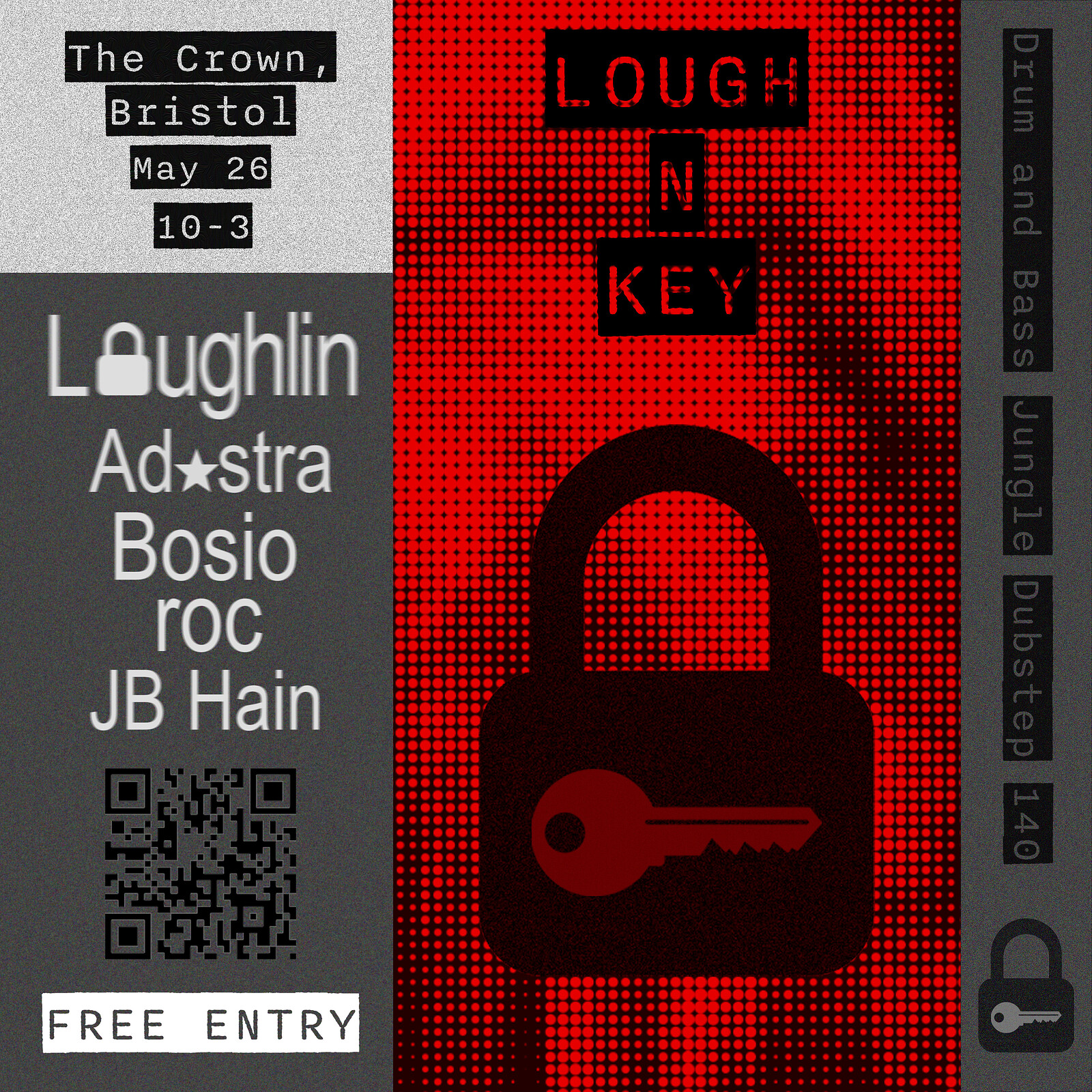 Lough N Key: Adastra, Bosio, JB Hain, Loughlin + Roc at The Crown