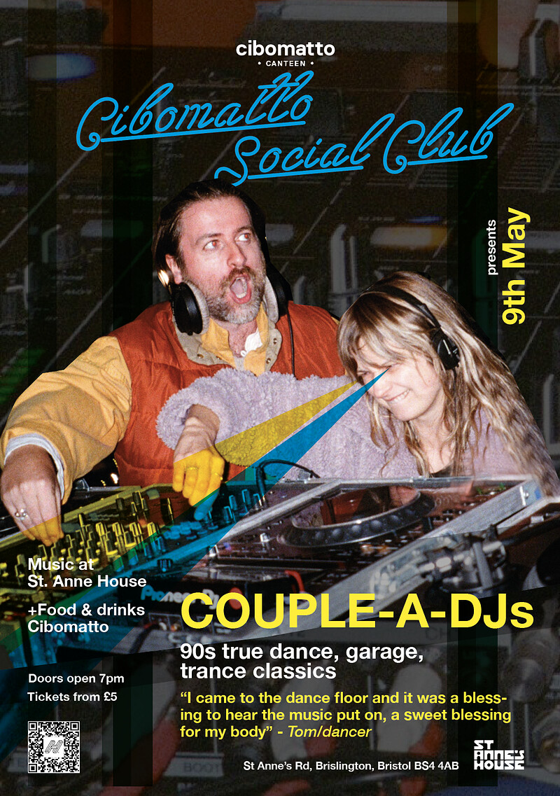 CIBOMATTO SOCIAL CLUB at St Anne's House – Community And Creative Hub