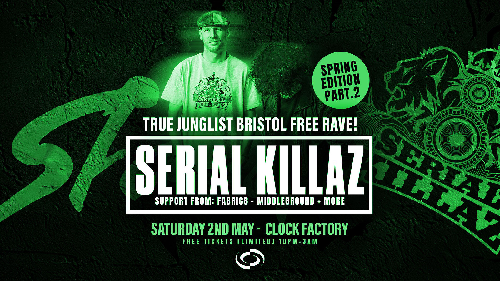 True Junglist RAVE  - Serial Killaz at Clock Factory