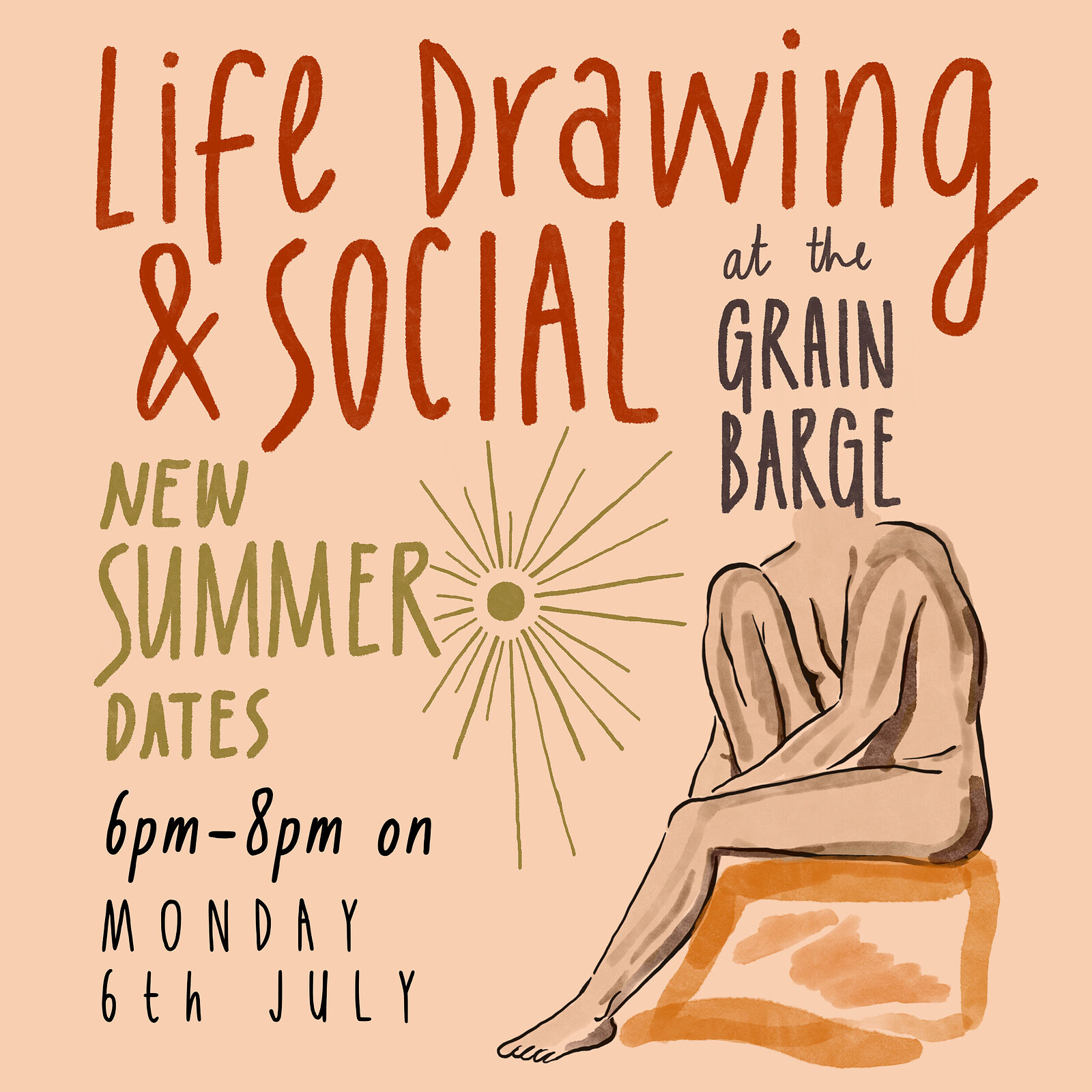 Life Drawing & Social at The Grain Barge
