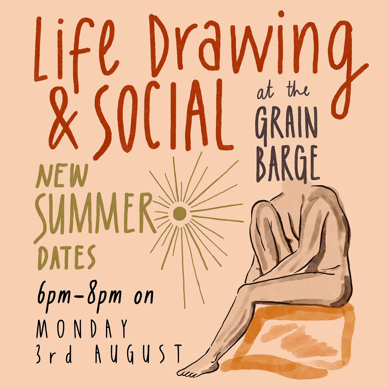 Life Drawing & Social at The Grain Barge