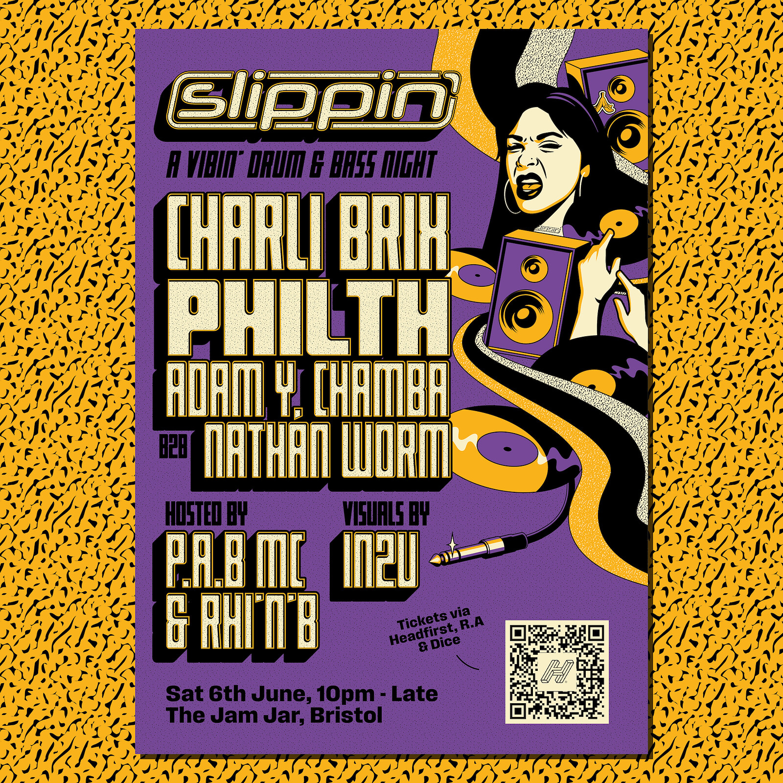 Slippin’ -  Philth, Charli Brix, Adam Y, Chamba, N. Worm, Rhi’N’B, P.A.B MC at The Jam Jar