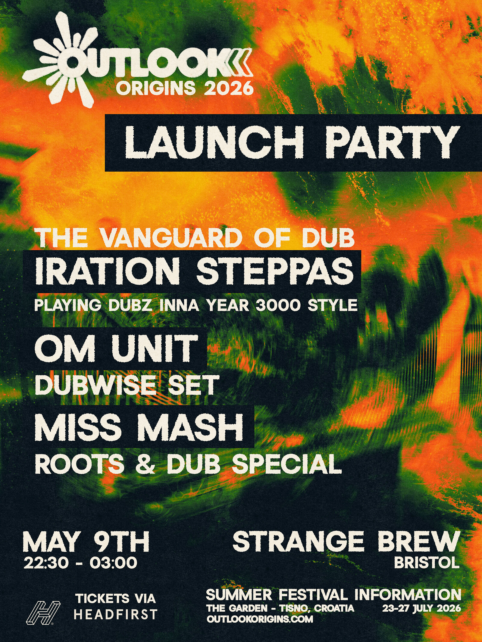 Outlook Launch: Iration Steppas, Om Unit, Miss Mash at Strange Brew