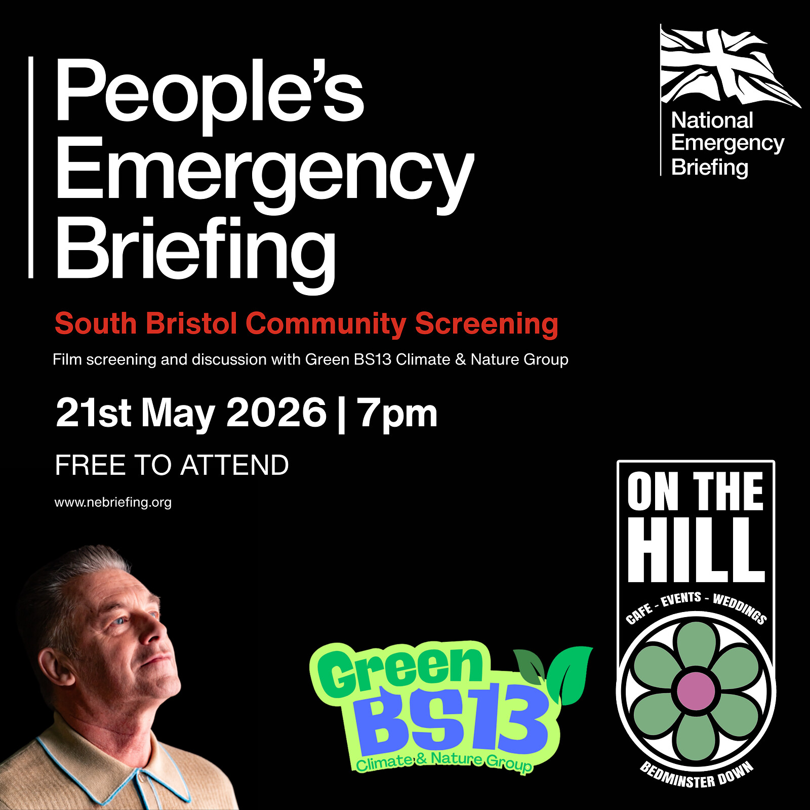 People's Emergency Briefing Screening - South Bristol Community Screening at On The Hill