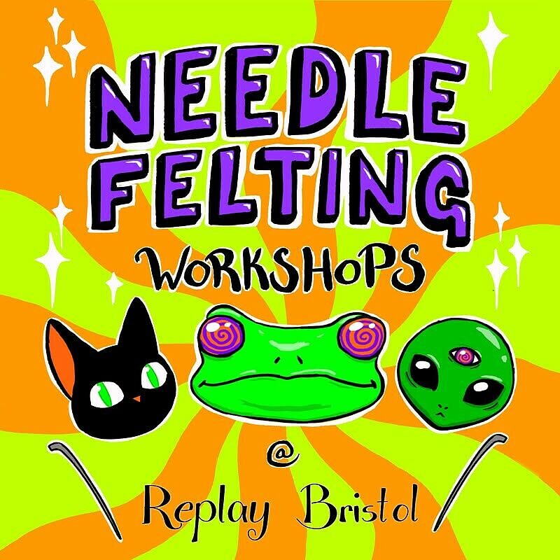 Cactus Needle Felting at Replay Bristol Board Game Cafe