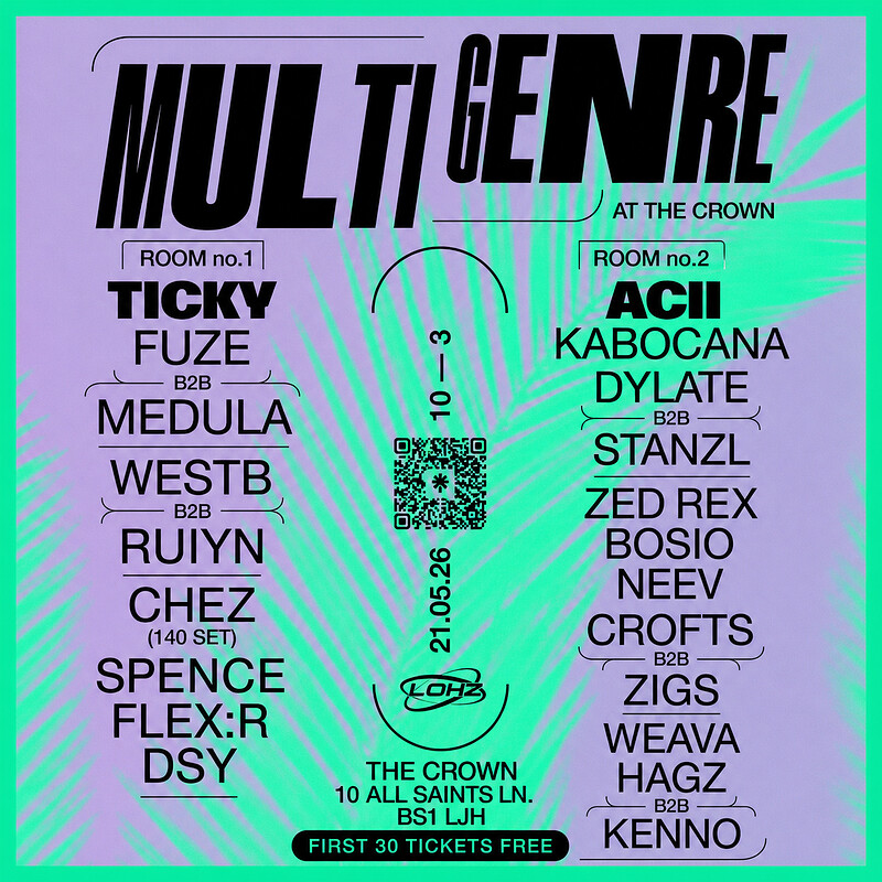 LOHZ MULTI GENRE 2 ROOM TAKEOVER at The Crown