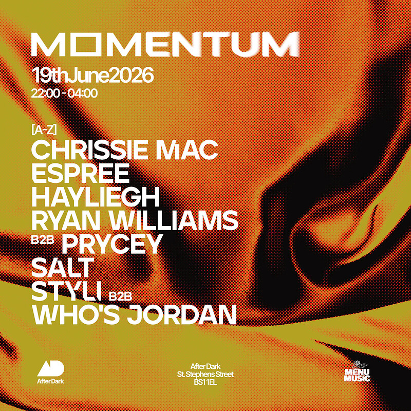 Momentum X Menu Music Afters at After Dark