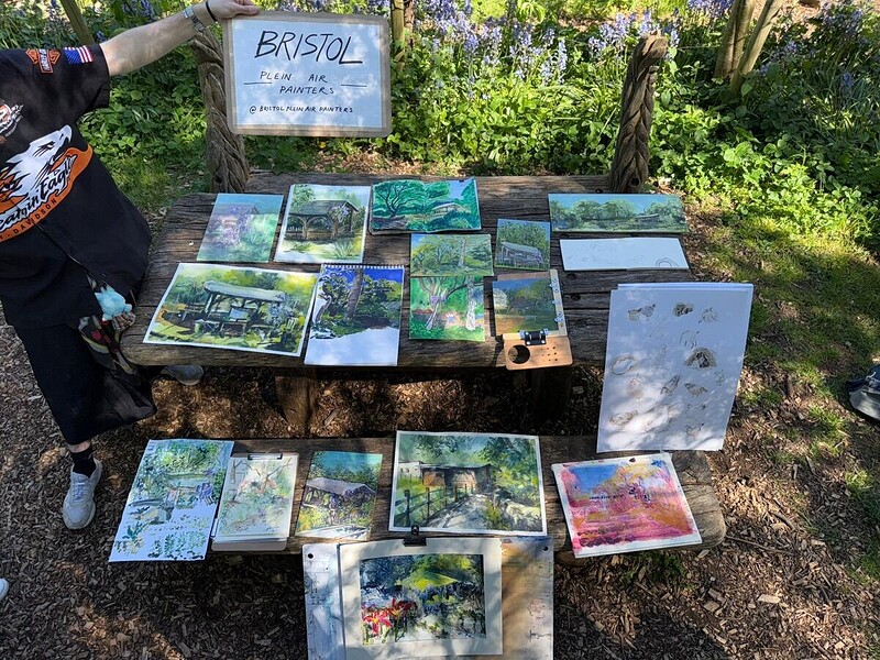 Landscapes and Gardens Exhibition – Private View at Willway Yard, Bedminster