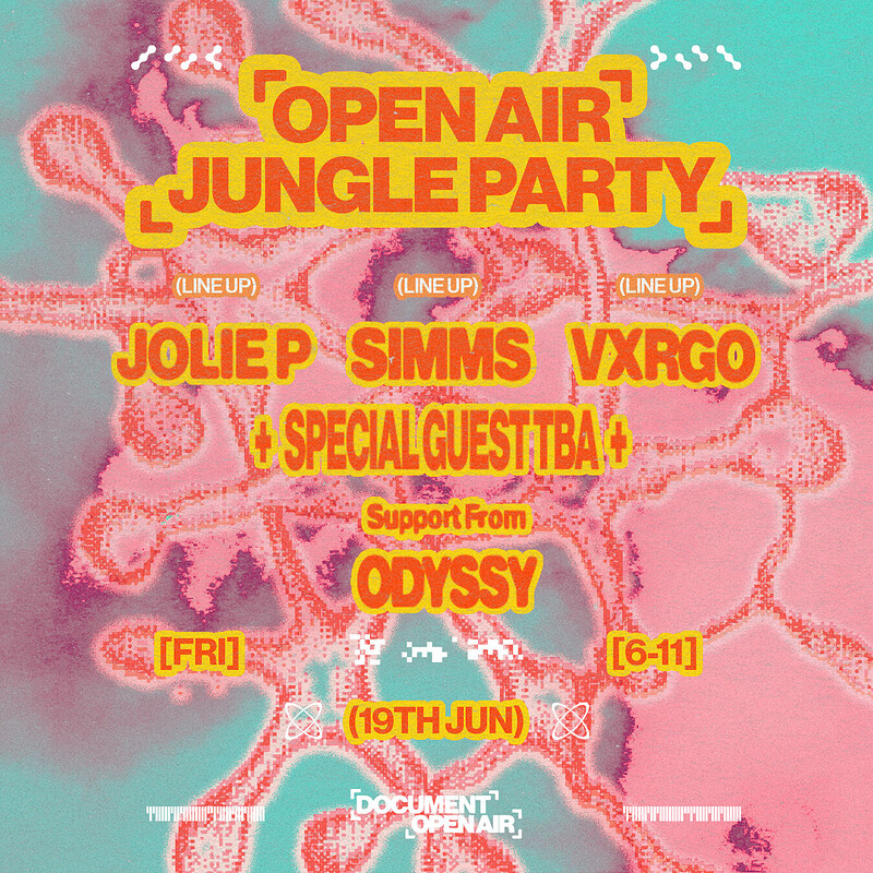 Document Open Air: Jungle Party w/ SIMMS, Jolie P, VXRGO ++ at DOCUMENT