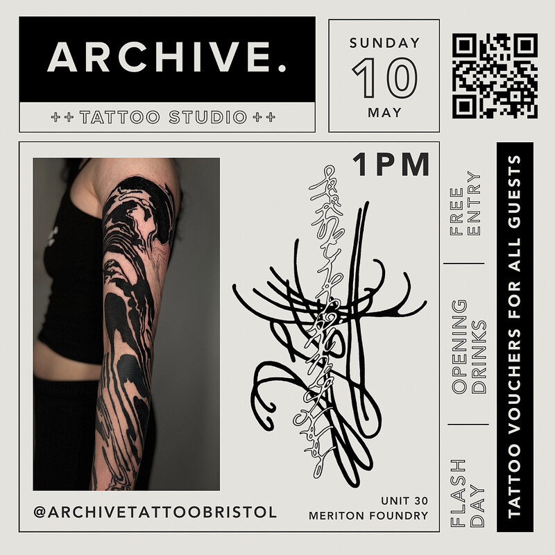 TATTOO FLASH DAY & LAUNCH PARTY at UNIT 30, Meriton Foundry