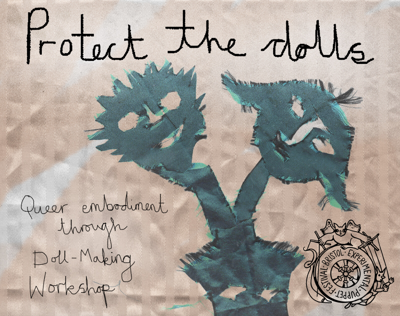 Protect the Dolls: Queer Embodiment Through Doll-Making Workshop at Puppet Place, Unit 18, Albion Dockside Estate, Hanover Place, Bristol, BS1 6UT, England