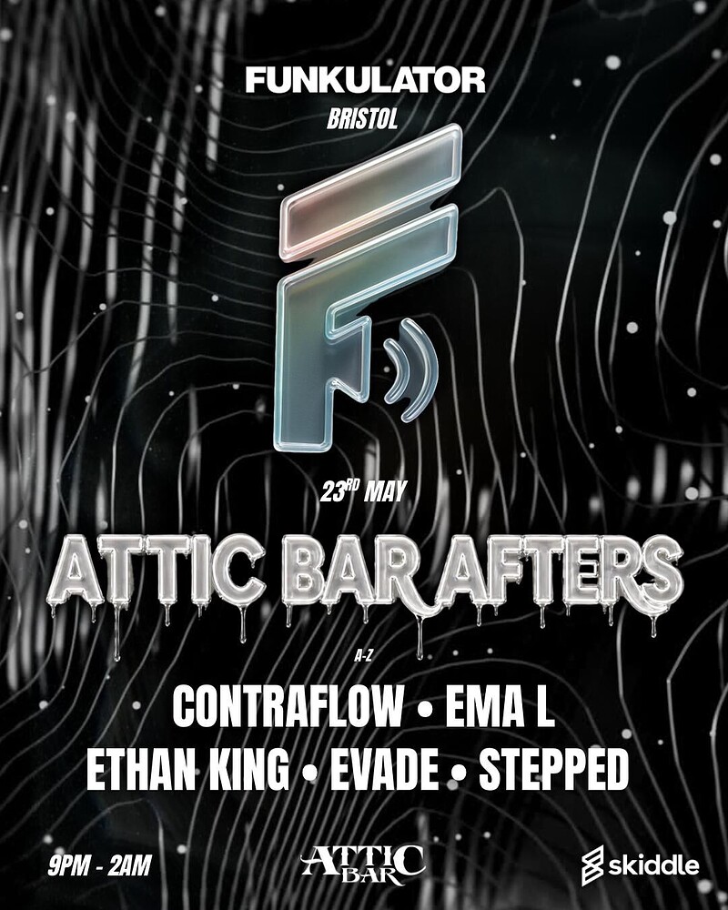 Attic Bar Afters: Funkulator w/ Contraflow, Ema L & More at The Full Moon & Attic Bar