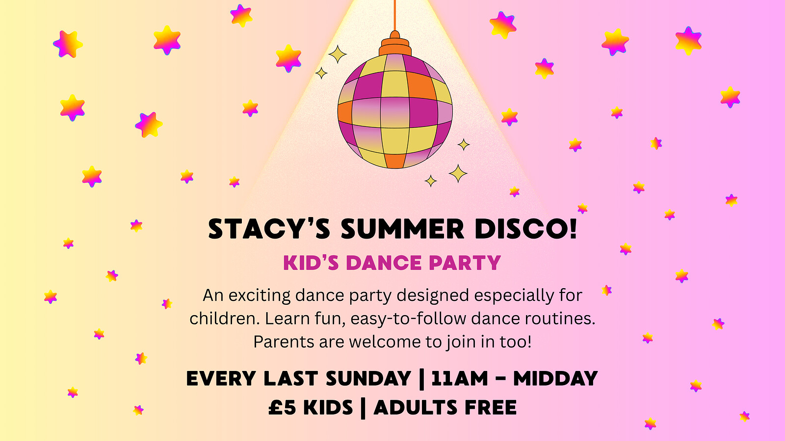 Stacy's Summer Disco at On The Hill