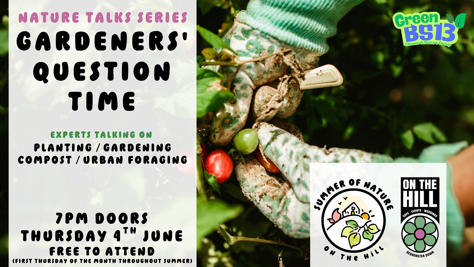 Nature Talk: Gardeners' Question Time at On The Hill