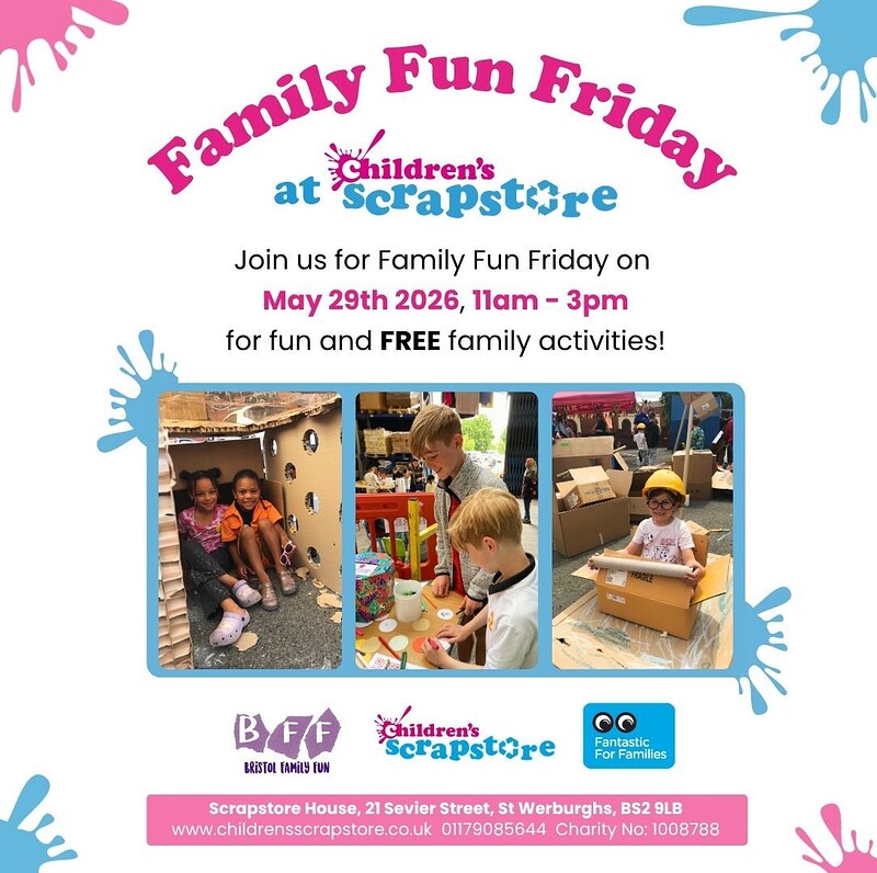 Family Fun Friday at Children's Scrapstore