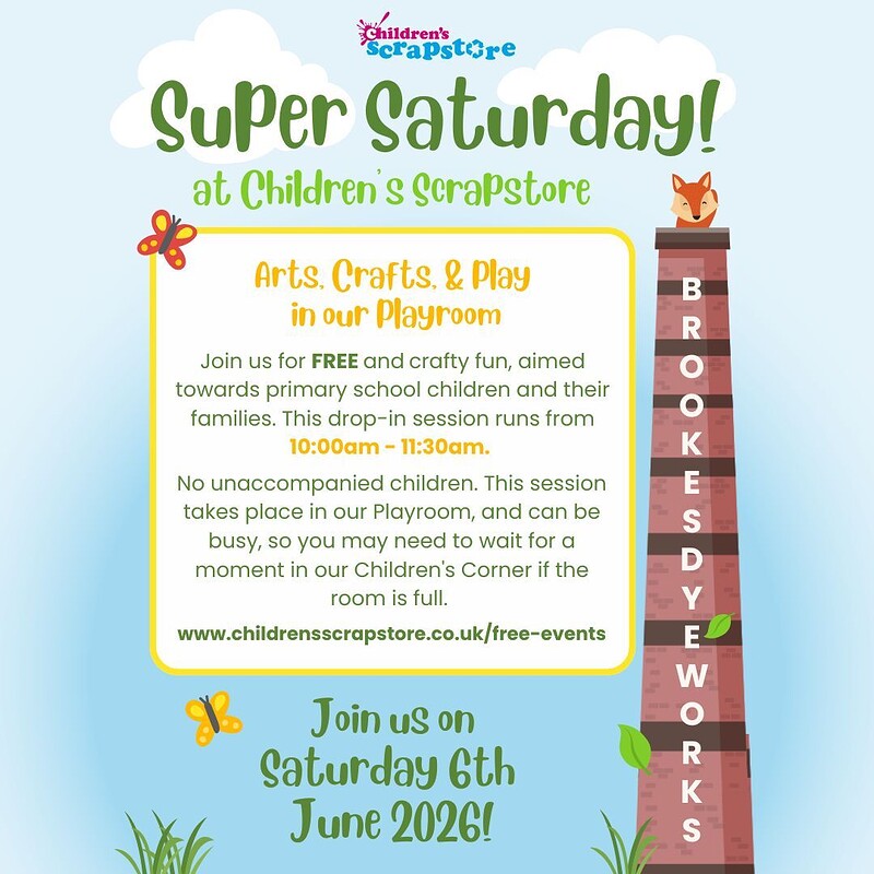 Super Saturday June 2026 at Children's Scrapstore