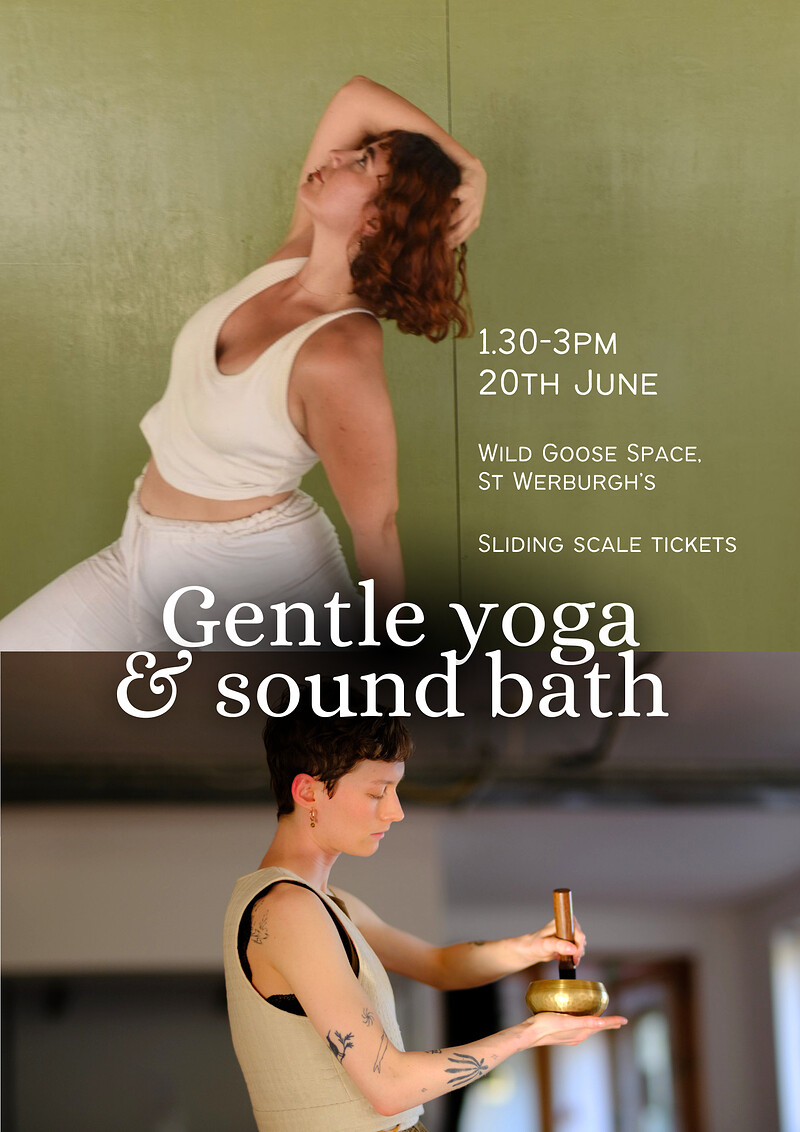 Gentle Yoga & Sound Bath at WildGoose Space, The Yard, Ashley Vale, St Weburghs, Bristol, BS29YP