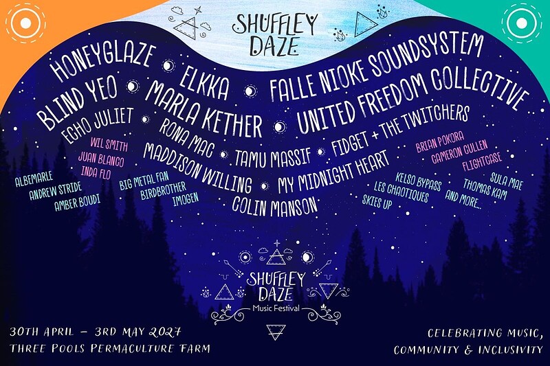 Shuffley Daze Music Festival at Three Pools