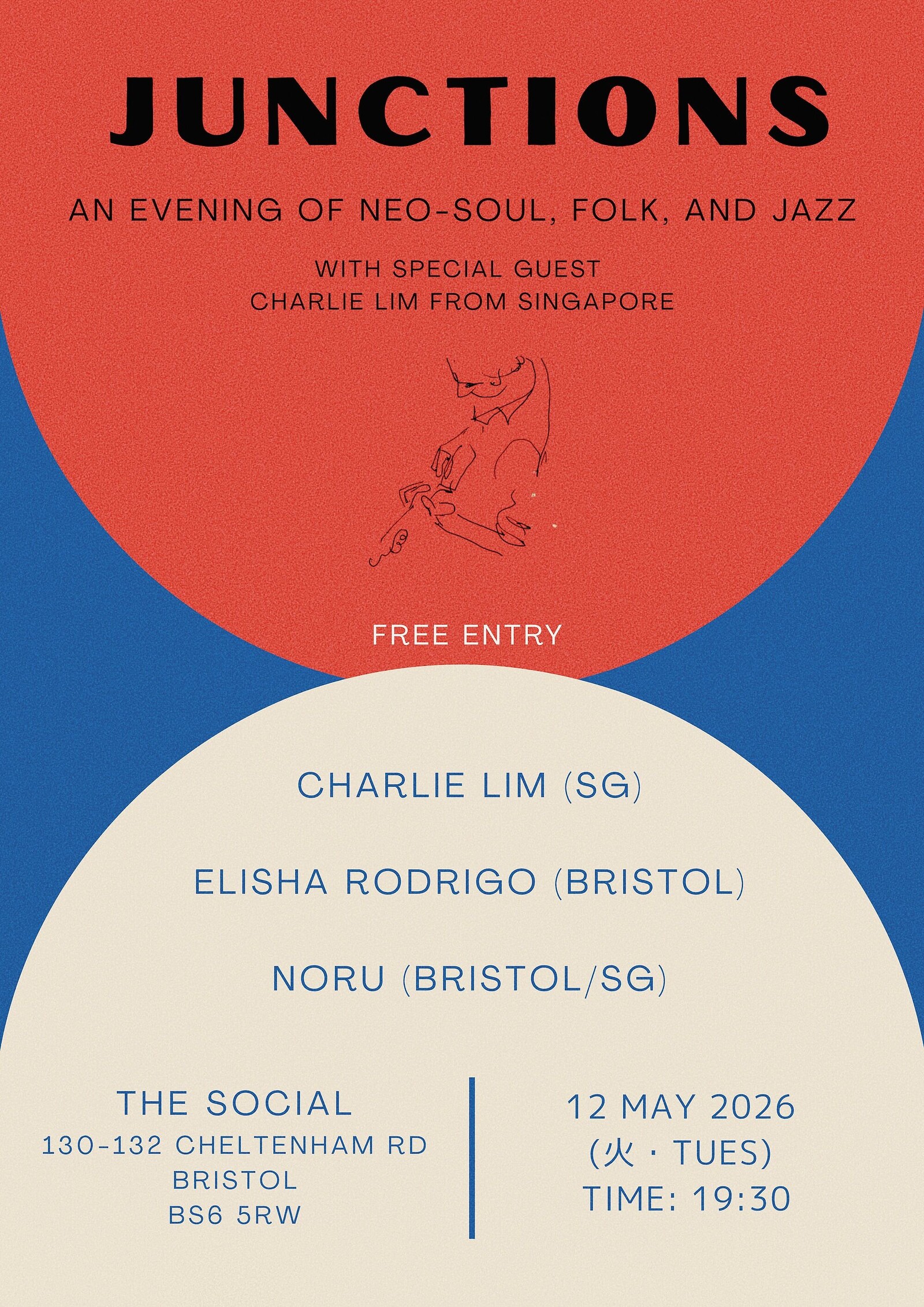 Junctions - An Evening of Neo-Soul, Jazz, and Folk at The Social Bristol, BS65RW
