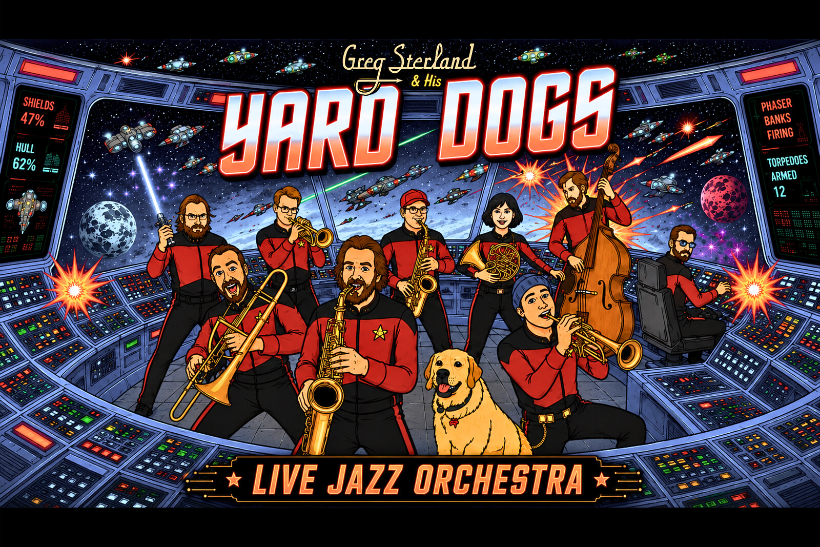 Greg Sterland & His Yard Dogs - Jazz Orchestra at Grounded in Fishponds