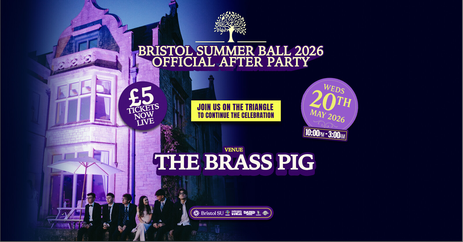 Bristol Summer Ball Official After Party at The Brass Pig