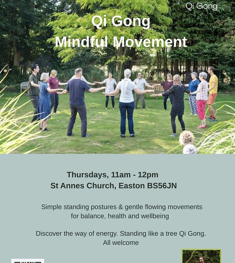 Qi Gong Mindful Movement at St Anne’s Church, Easton, Bristol, BS56JN