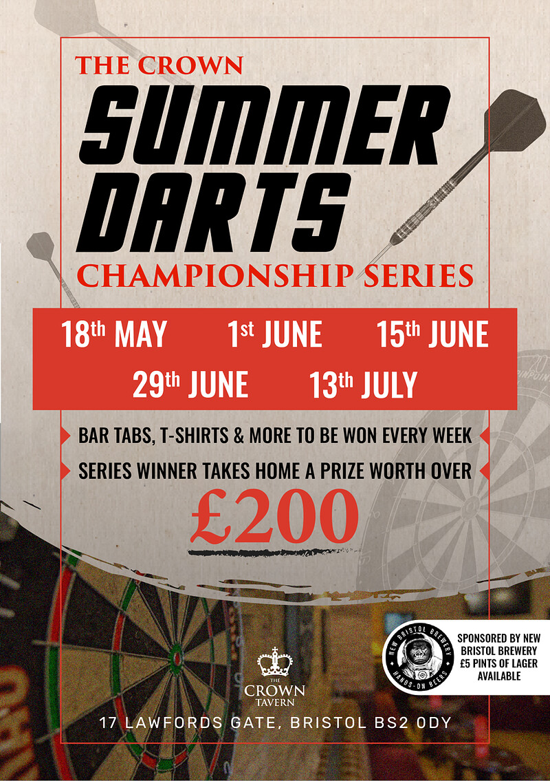 Summer Darts Championship at The Crown Tavern