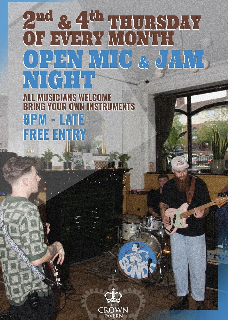 JAM NIGHT at The Crown Tavern