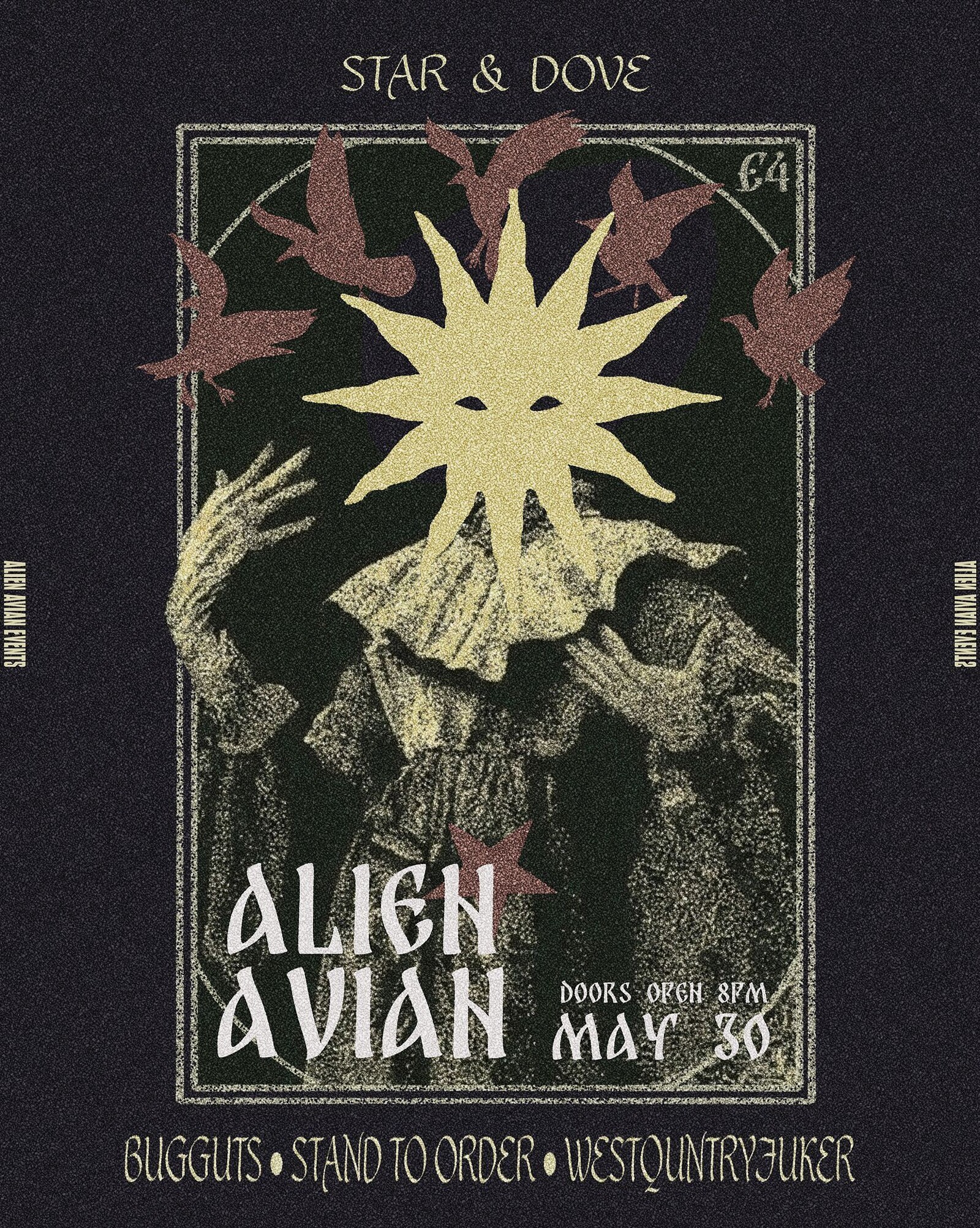 Westquntryfuker, Stand To Order, Bug Guts // Alien Avian #19 at The Star and Dove